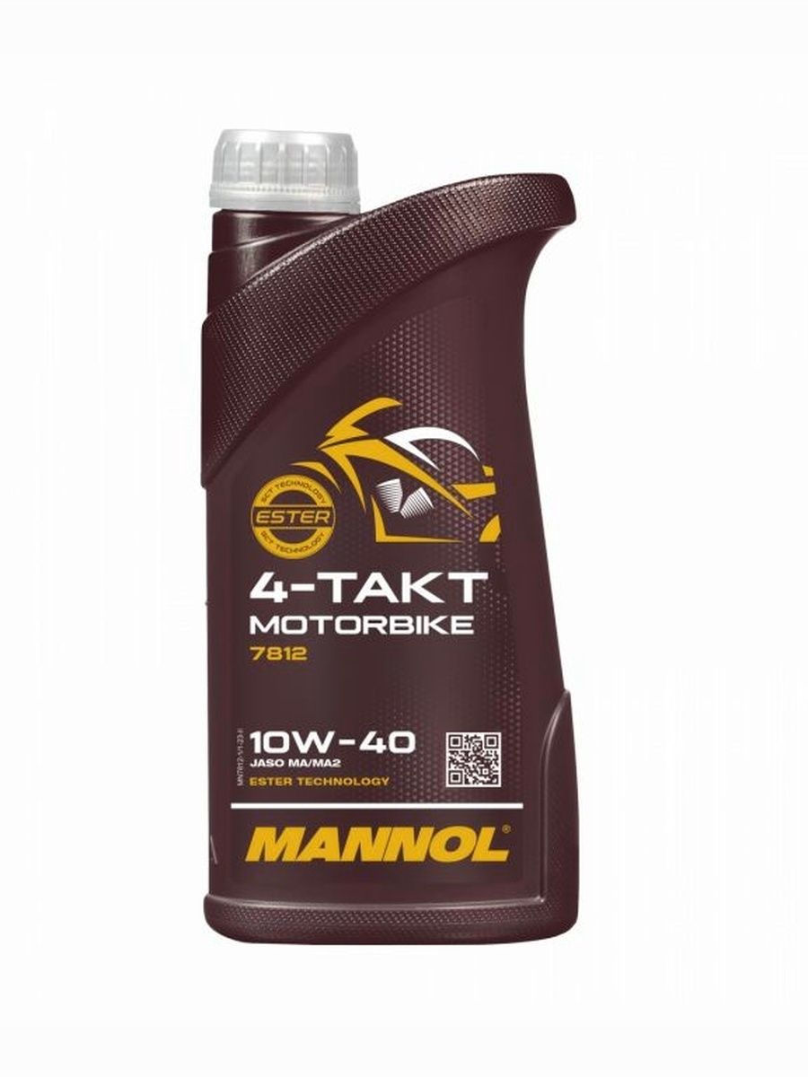 Масло моторное 10W40 синт. 4T Motorbike SL (1л) (Mannol)