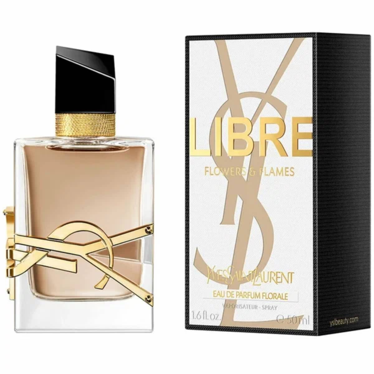 YSL Libre FLOWERS & FLAMES florale Парфюмерная вода для женщин 50 мл купить