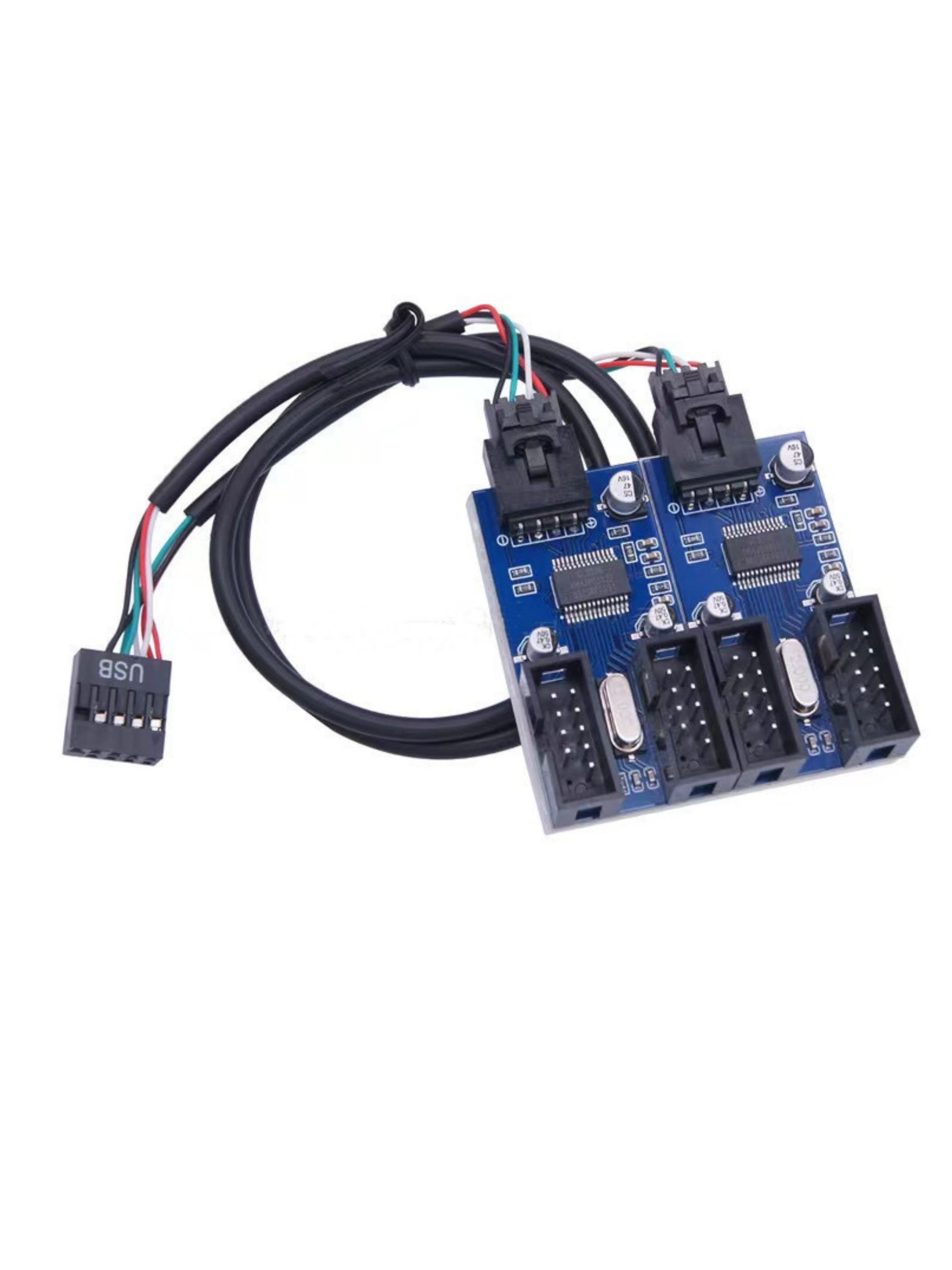 РазветвительUSB2.09pinдляматеринскойплаты,1на4