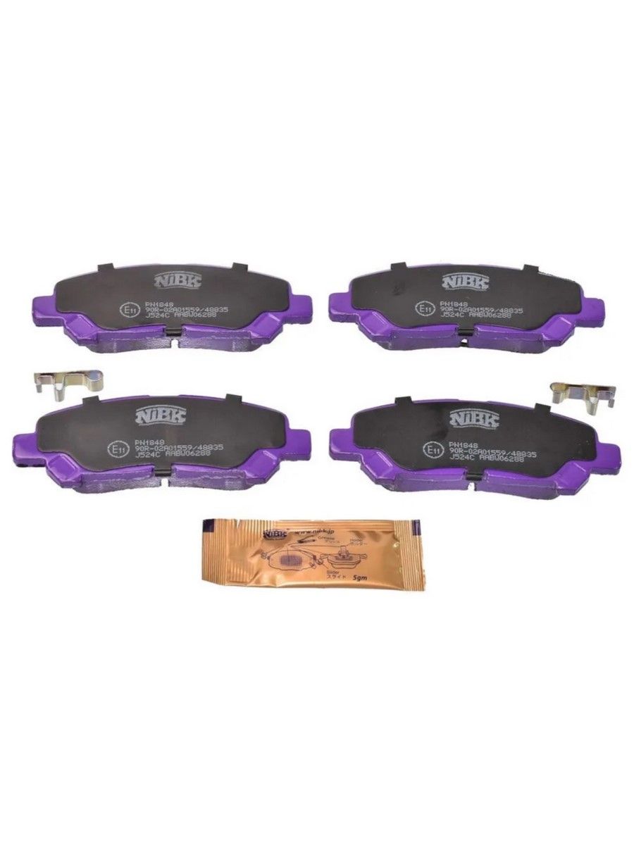 Колодкитормозныедисковыезадниедляа/мToyotaHighlander,NIBKPN1848