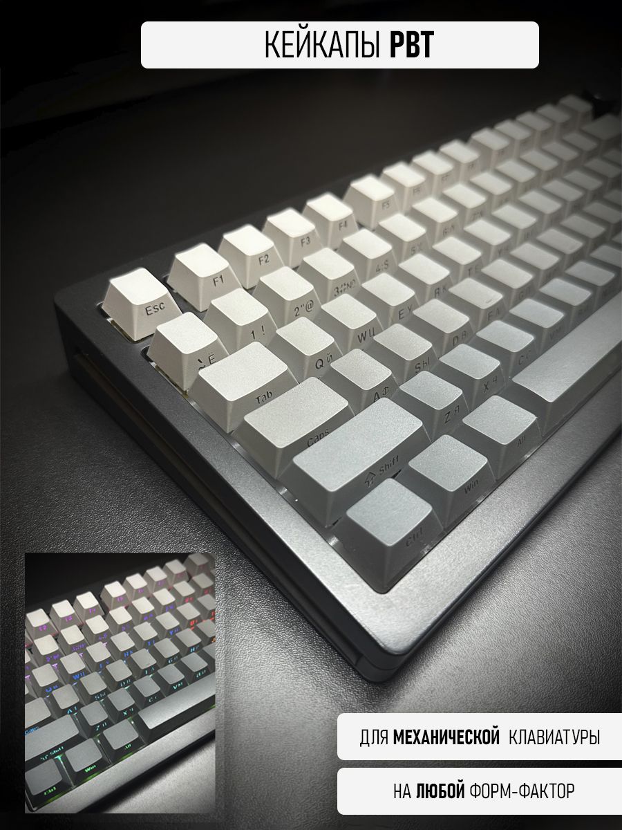 Кейкапыдляклавиатурысрусскойраскладкой