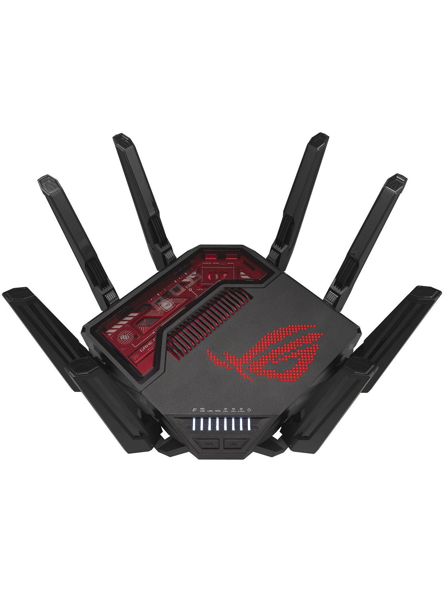 ASUS90IG0850-MO9A0VМаршрутизаторGT-BE19000,черный/красный,