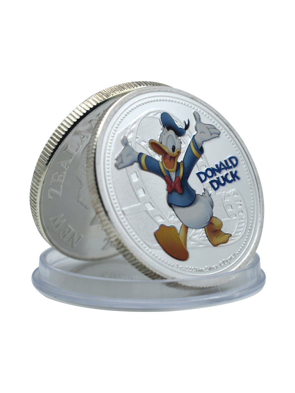 НаборпамятныхмонетDisney7шт.40мм:МиккиМаус,Минни,ДональдДак,Дейзи,Гуфи,Плуто,коллекционныесувенирныемонеты,подарокдетямивзрослым,фанатамДиснея
