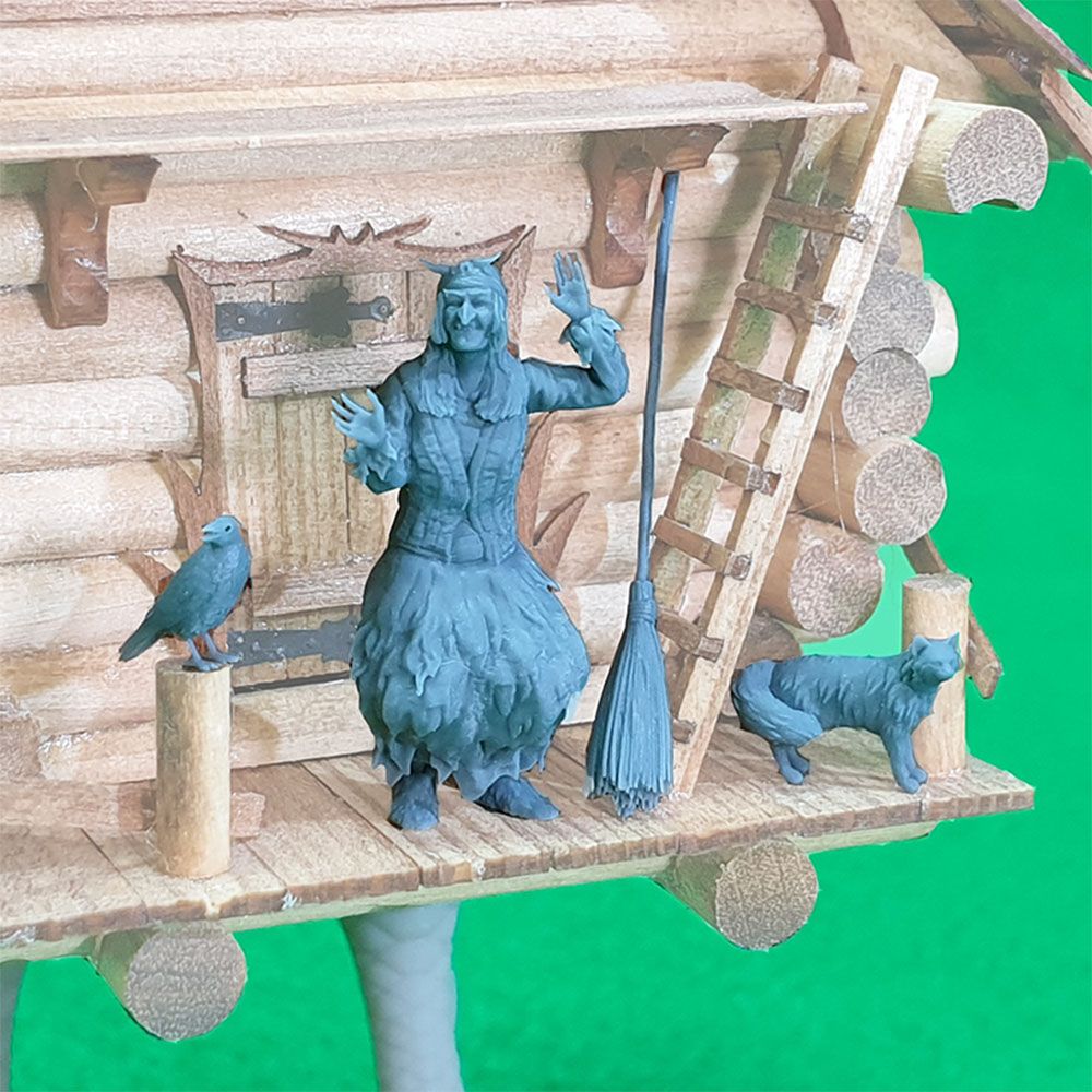 6036Фигурка"БабаЯга",1:72,СВМодель