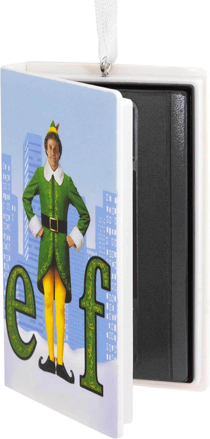 Эльф / Elf Новогоднее украшение Hallmark в виде видеокассеты