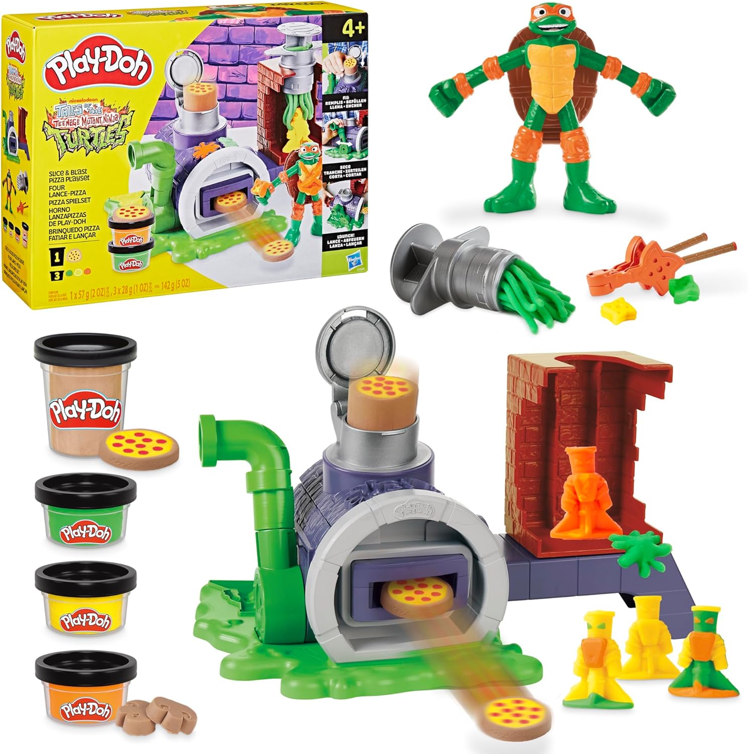 Черепашки-ниндзя / Teenage Mutant Ninja Turtles Игровой набор Play-Doh Пицца-Бластер Микеланджело
