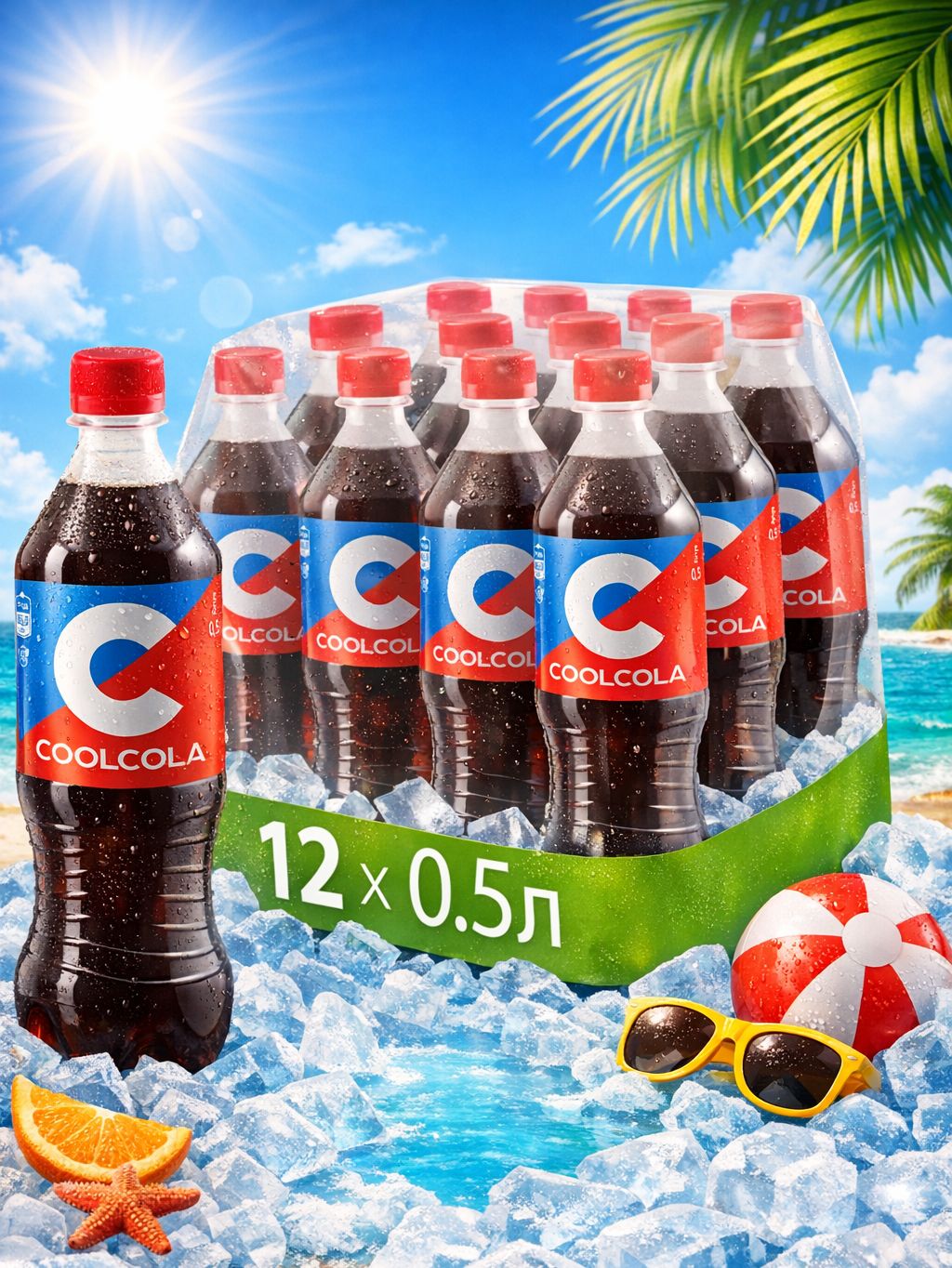 Газированный напиток Cool Cola, 12 шт х 0,5 л купить на OZON по низкой ...