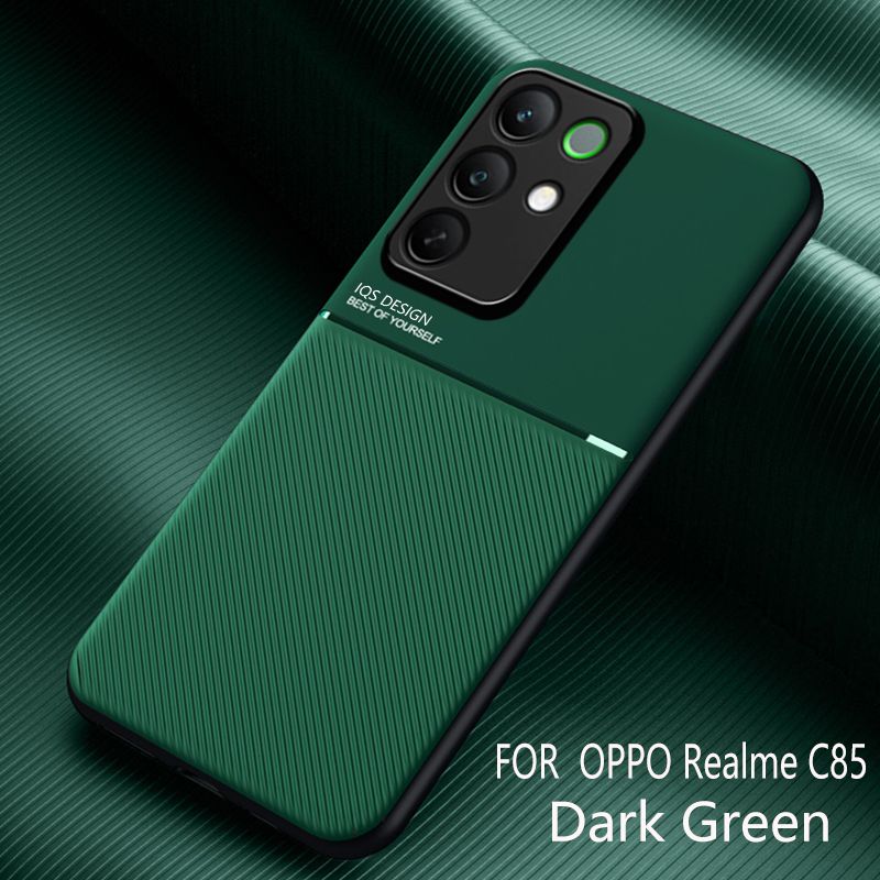 智能手机壳 用于 realme C85, 硅胶, 绿色