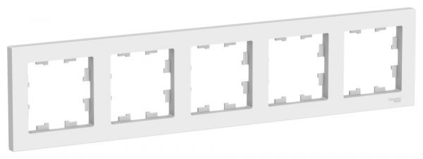 Systeme Electric AtlasDesign Лотос Рамка 5-постовая, универсальная, ATN001305  #1