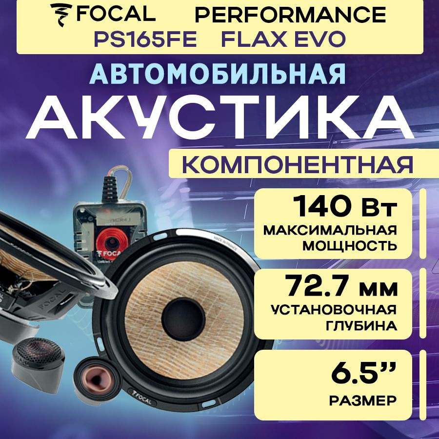Акустика компонентная Focal Performance PS165FE FLAX EVO #1