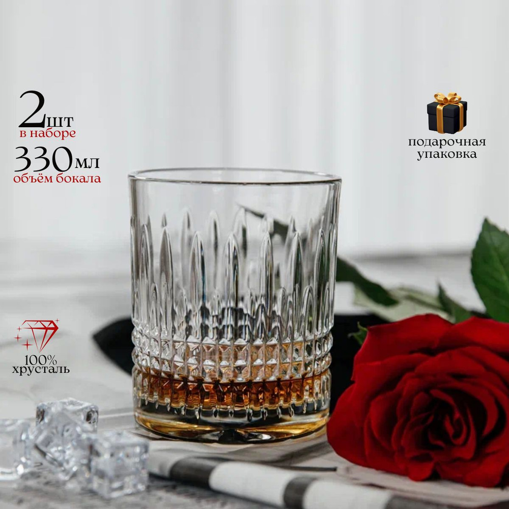 Набор бокалов для виски, для коньяка, 330 мл - купить по низким ценам в ...