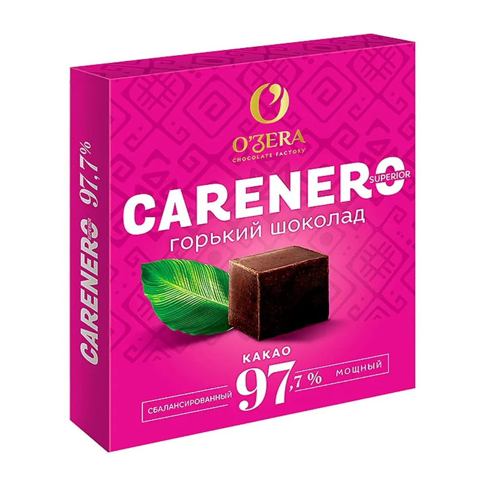 Шоколад Carenero Superior 97,7% какао 'O'Zera', 90г #1