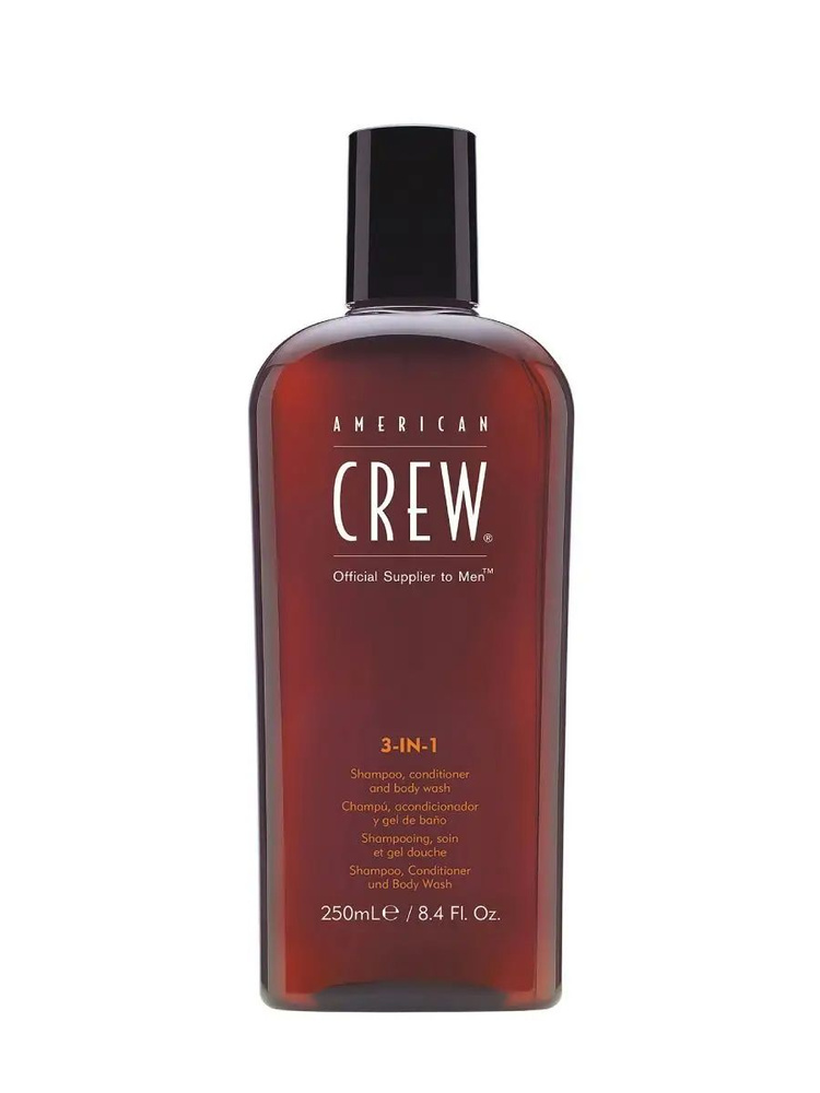 American Crew 3 in 1 Шампунь, кондиционер и гель для душа, 250 мл #1