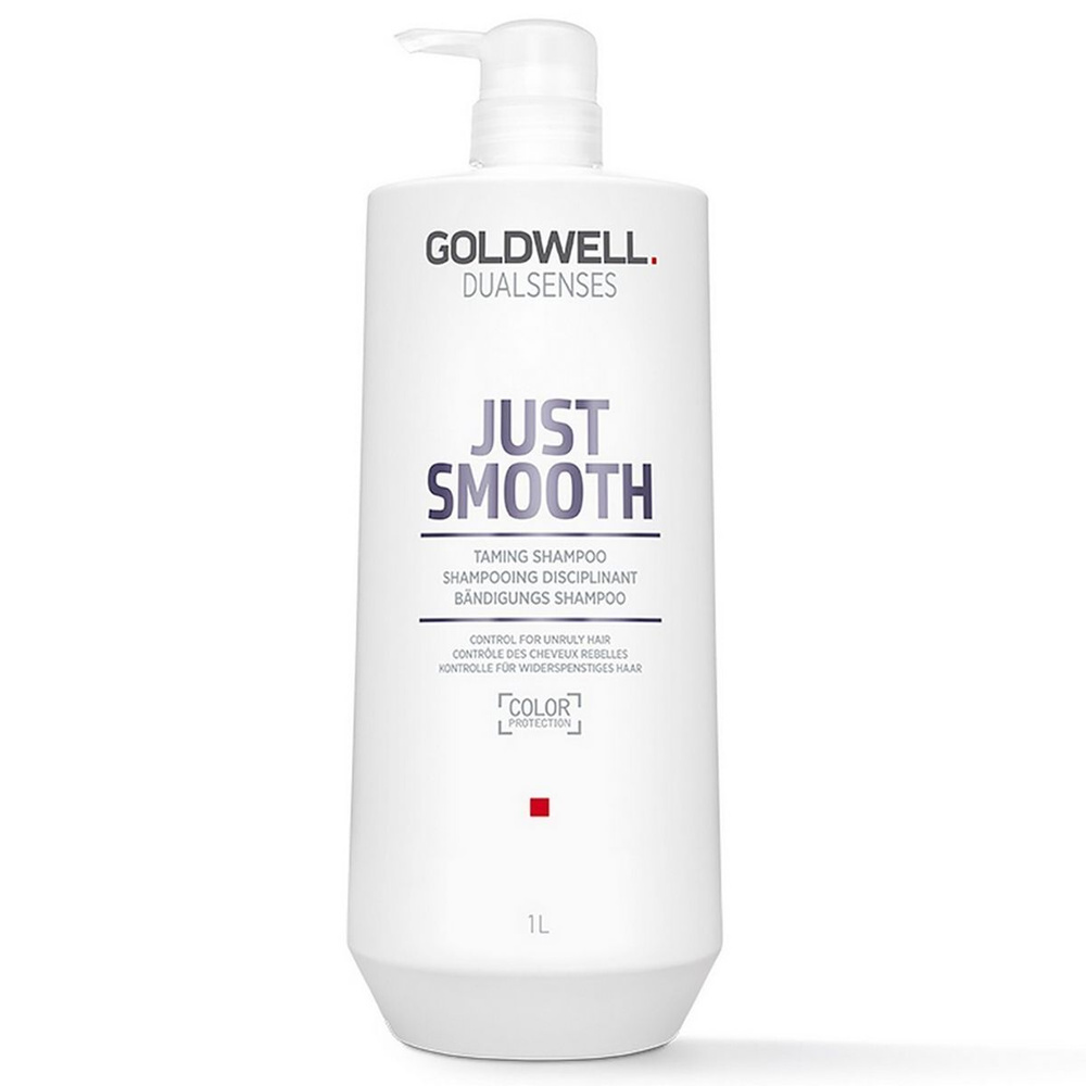 Goldwell Dualsenses Just Smooth Taming Shampoo - Усмиряющий шампунь для непослушных волос 1000 мл  #1