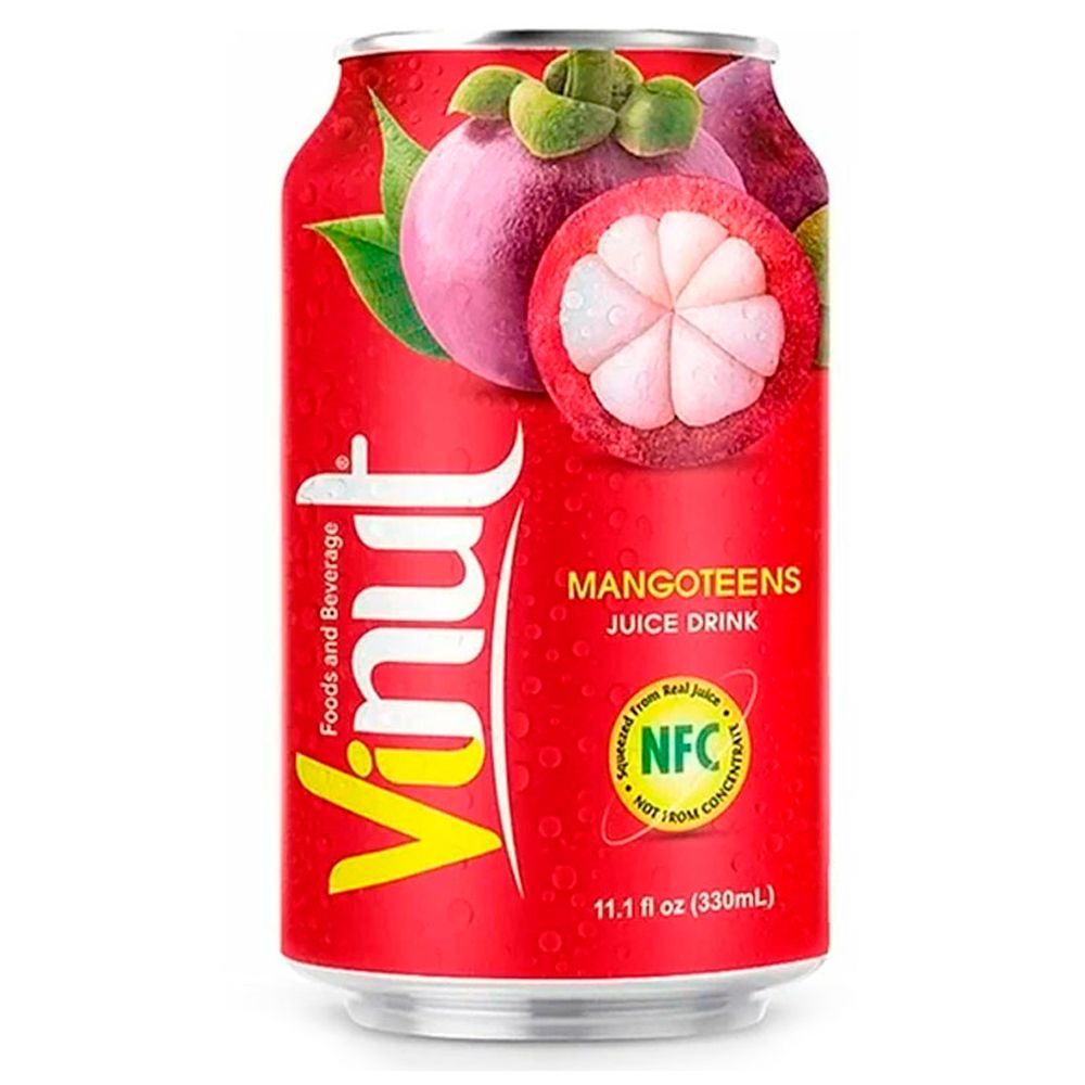 Напиток сокосодержащий "Vinut-Винут" Mangosteen-Мангустин 1/330мл.*24шт ...