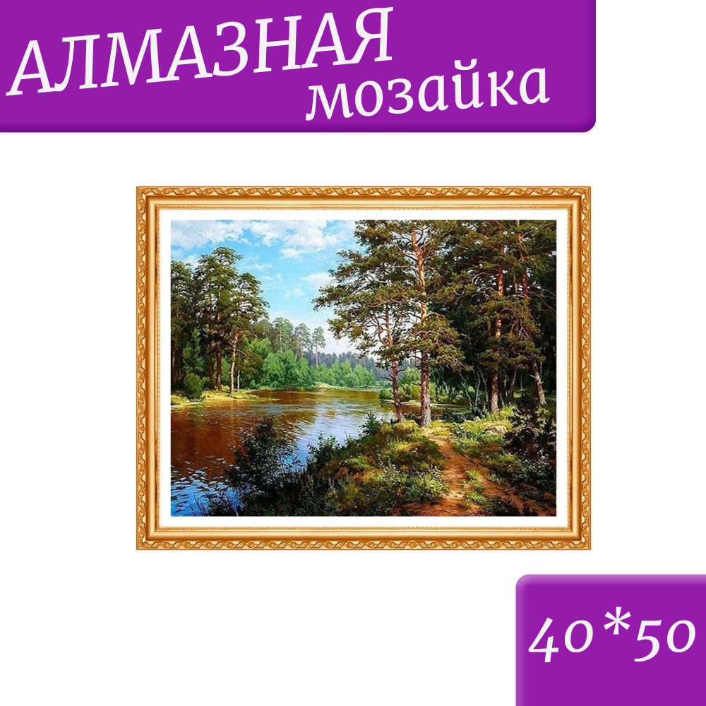Алмазная мозаика 40*50 "Природа" картины из страз - купить с доставкой ...