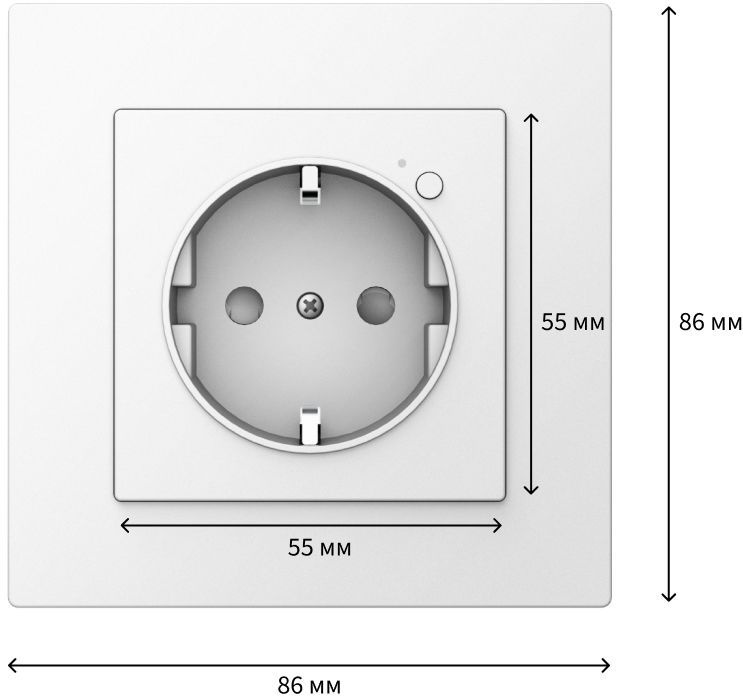 Умная розетка Aqara Wall Outlet H2 EU белый (WP-P01D) #1