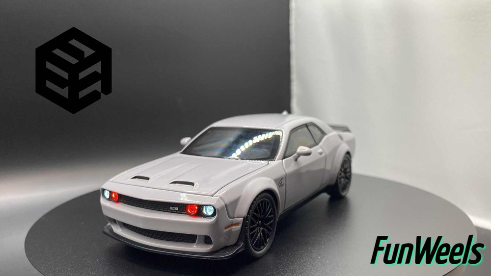 Детская игрушка металлическая Dodge Challenger SRT Demon (Додж ...