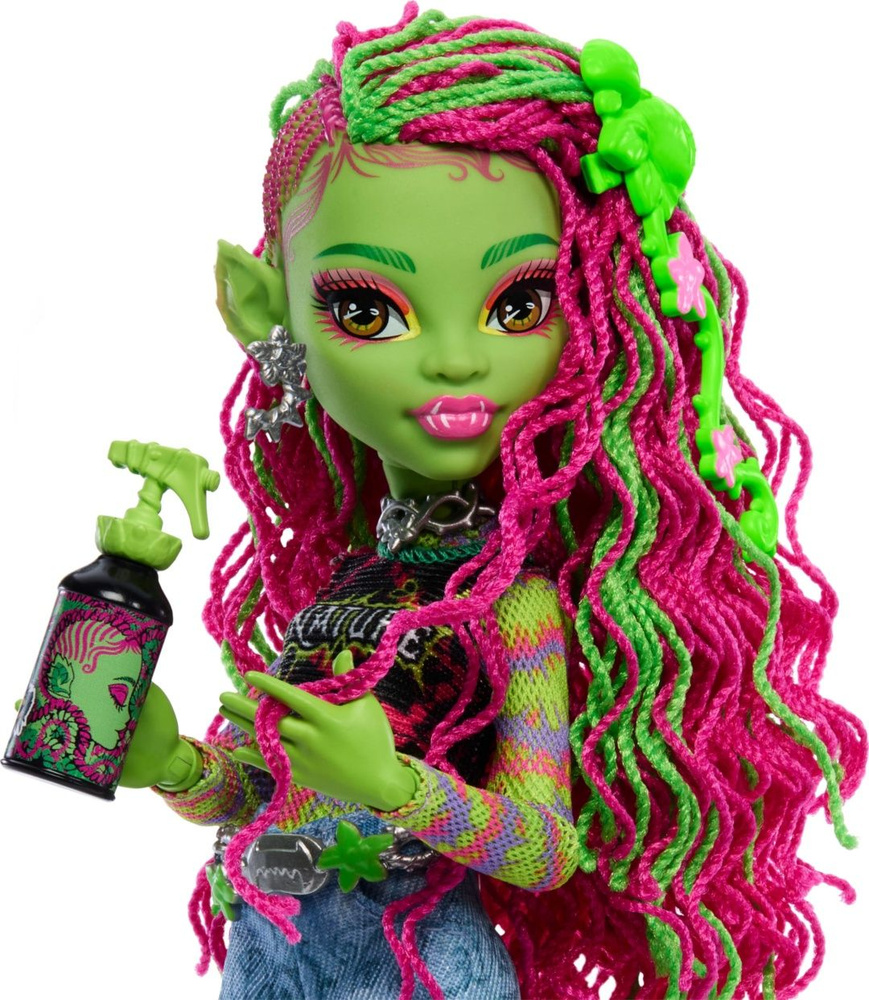 Monster High Monster High Core Venus McFlytrap - Кукла Монстр Хай Венус  МакФлайтрэп с питомцем - купить с доставкой по выгодным ценам в  интернет-магазине OZON (1438791423)