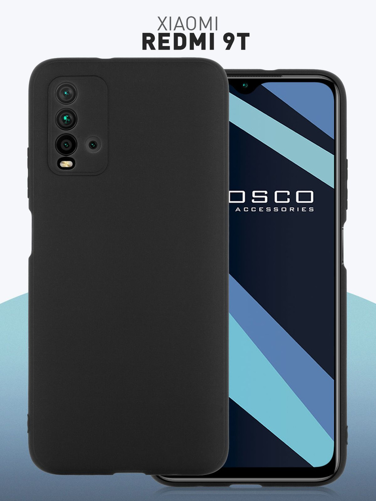 Чехол-накладка ROSCO на Xiaomi Redmi 9T (Сяоми Редми 9Т, Ксиаоми), тонкая полимерная из качественного #1