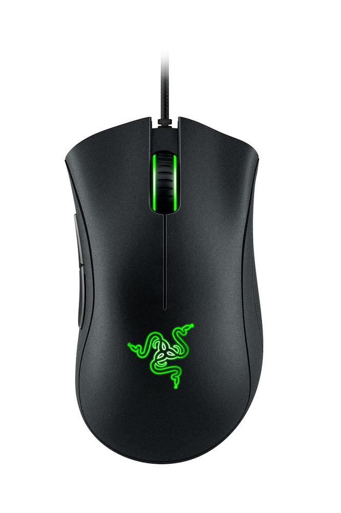 Razer Игровая мышь проводная Razer DeathAdder Essential Черные, черный, шоколадный  #1