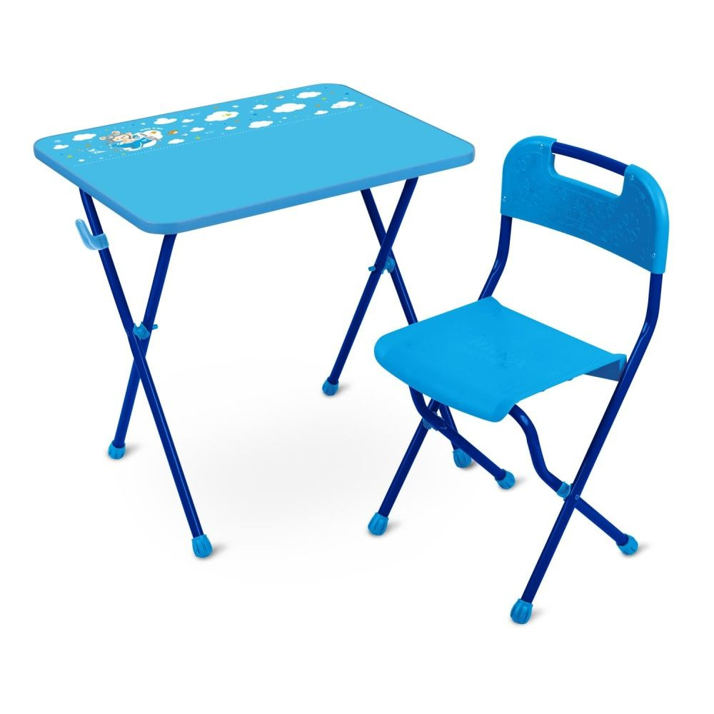 Комплект детской мебели Nika Голубой, стул и стол (КА2 Г) #1