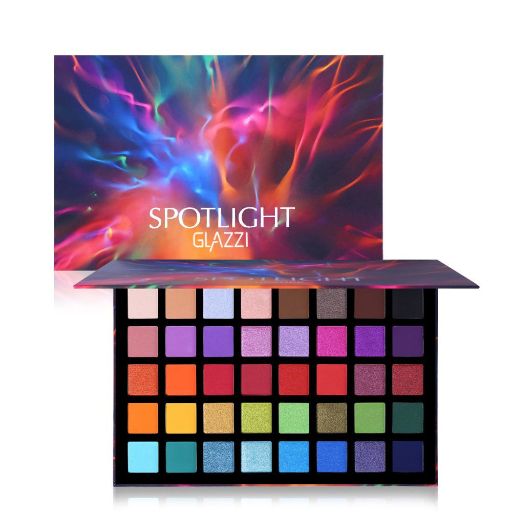 Палитра теней для век Spotlight eyeshadow palette из 40 цветов / матовые, цветные / подходит для усиления #1