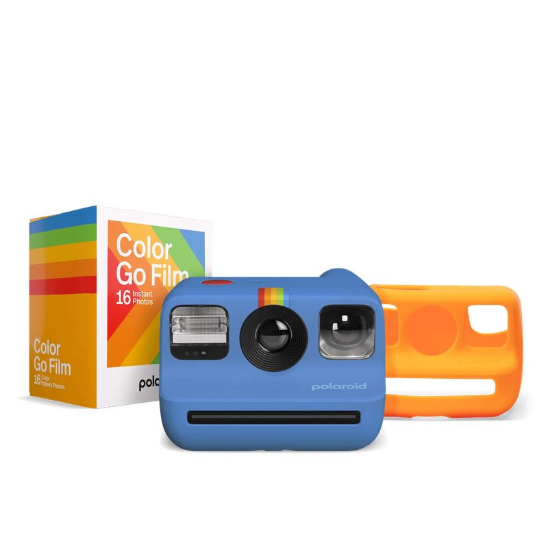 Фотоаппарат мгновенной печати Polaroid Go Generation 2 с силиконовым чехлом (Blue/Red)  #1
