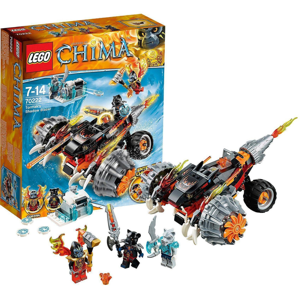 Конструктор LEGO Legends of Chima 70222 Огненный вездеход Тормака