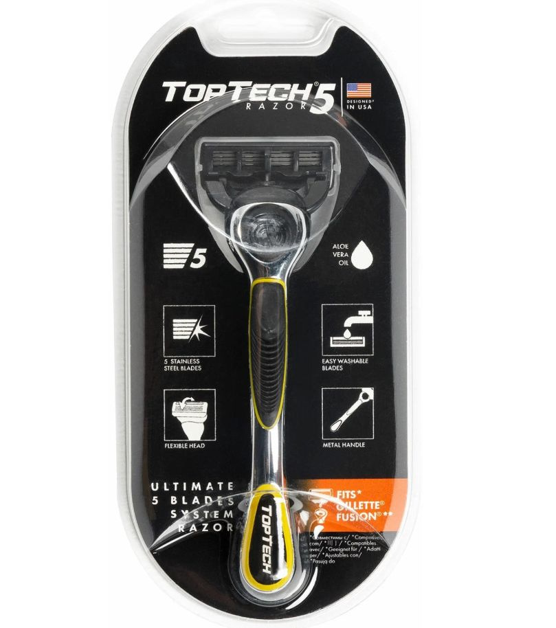 TopTech Бритва, 5 лезвий, 1 сменная кассета - купить с доставкой по ...