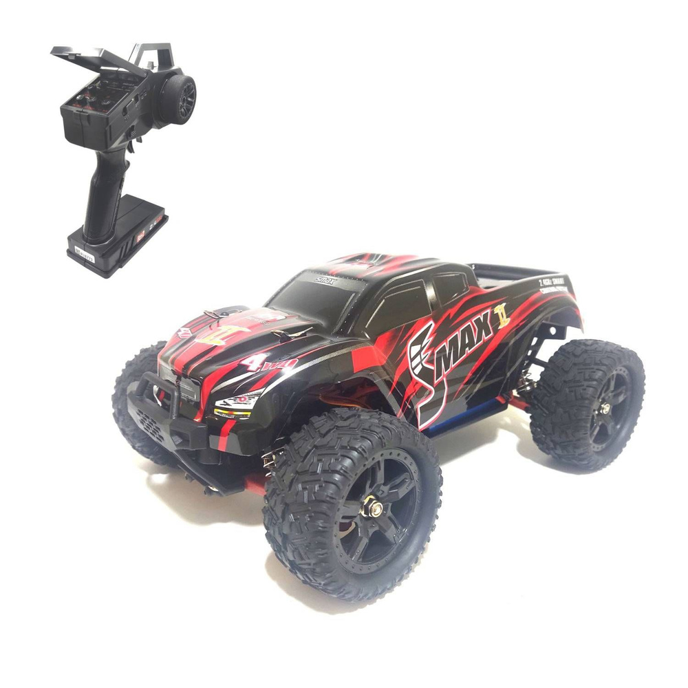 Радиоуправляемый монстр Remo Hobby SMAX UPGRADE 4WD RTR масштаб 1:16 2.4G -  RH1635UPG-RED - купить с доставкой по выгодным ценам в интернет-магазине  OZON (397302438)