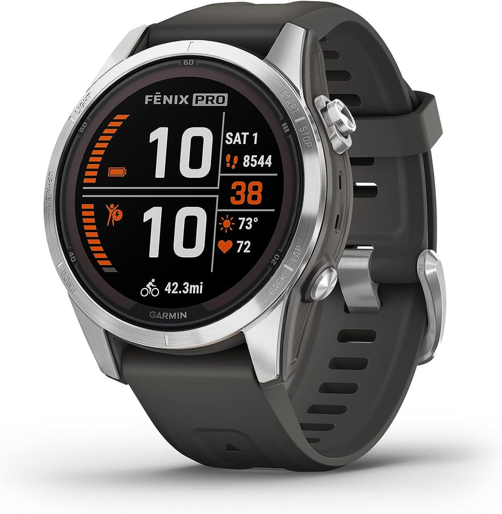 Garmin Умные часы Garmin FENIX 7S Pro solar silver #1