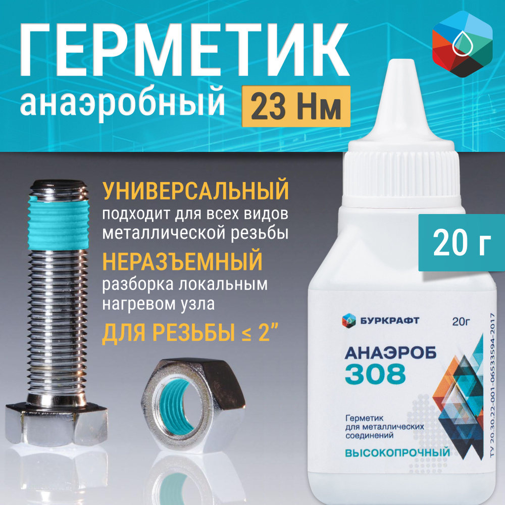 Герметик "Анаэробный" (в шприце) красный