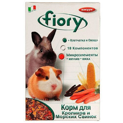 Fiory Coniglie Cavie корм для морских свинок и кроликов 850гр #1