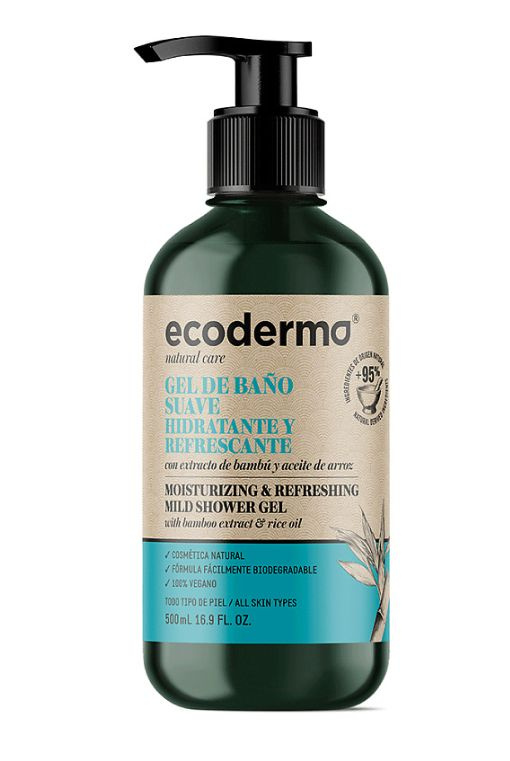 ECODERMA Гель для душа увлажняющий и освежающий Moisturizing ...