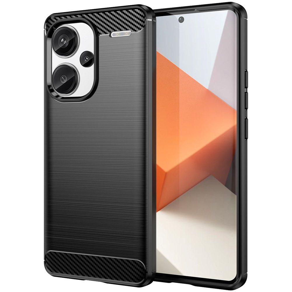 Чехол для телефона Xiaomi Redmi Note 13 Pro + 5G Case TPU Carbon Fiber  Texture Phone Shell - Черный - купить с доставкой по выгодным ценам в  интернет-магазине OZON (1540609170)