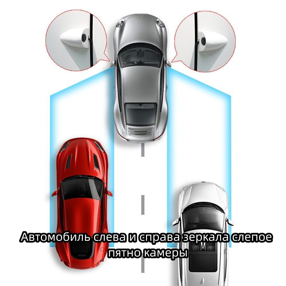 Камера в боковое зеркало Автомобиль слева и справа зеркала слепое пятно ...