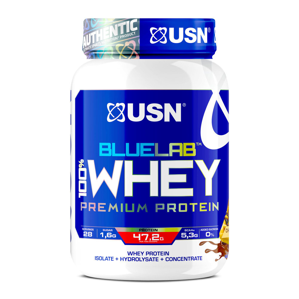 USN Bluelab 100% Whey Premium Chocolate Waffle TEX БЛЮЛАБ 100% ВЕЙ ПРЕМИУМ ПРОТЕИН со вкусом шоколадной #1