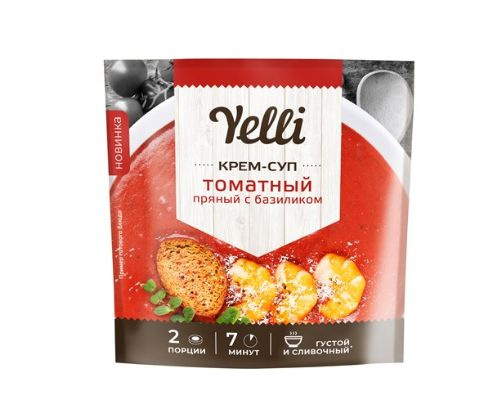 Крем-суп томатный пряный с базиликом Yelli, 70г. #1