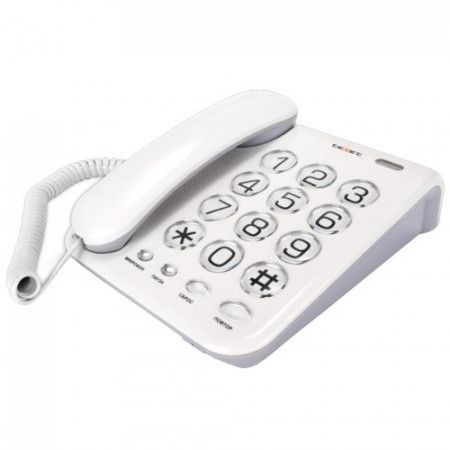Телефон проводной TeXet TX-262 белый #1