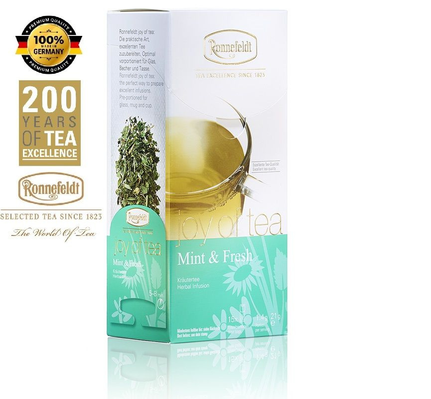 Чай пакетированный Роннефельд Ronnefeldt Joy of Tea Mint & Fresh 15пак.  #1