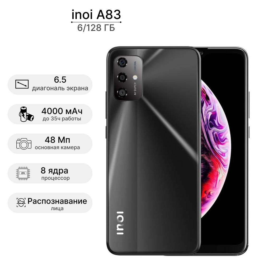 Смартфон INOI A83 - купить по выгодной цене в интернет-магазине OZON (845341477)