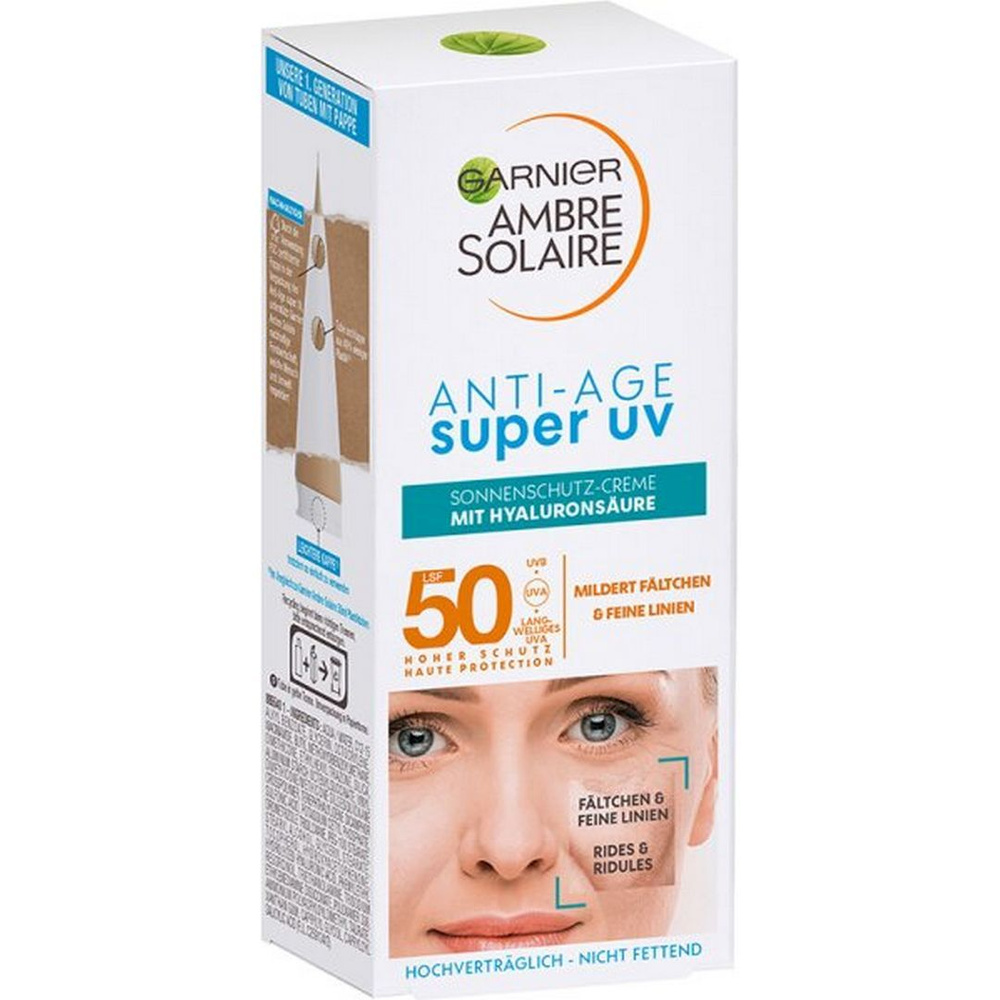 Средство солнцезащитное Garnier Ambre Solaire Anti Age Super UV ...