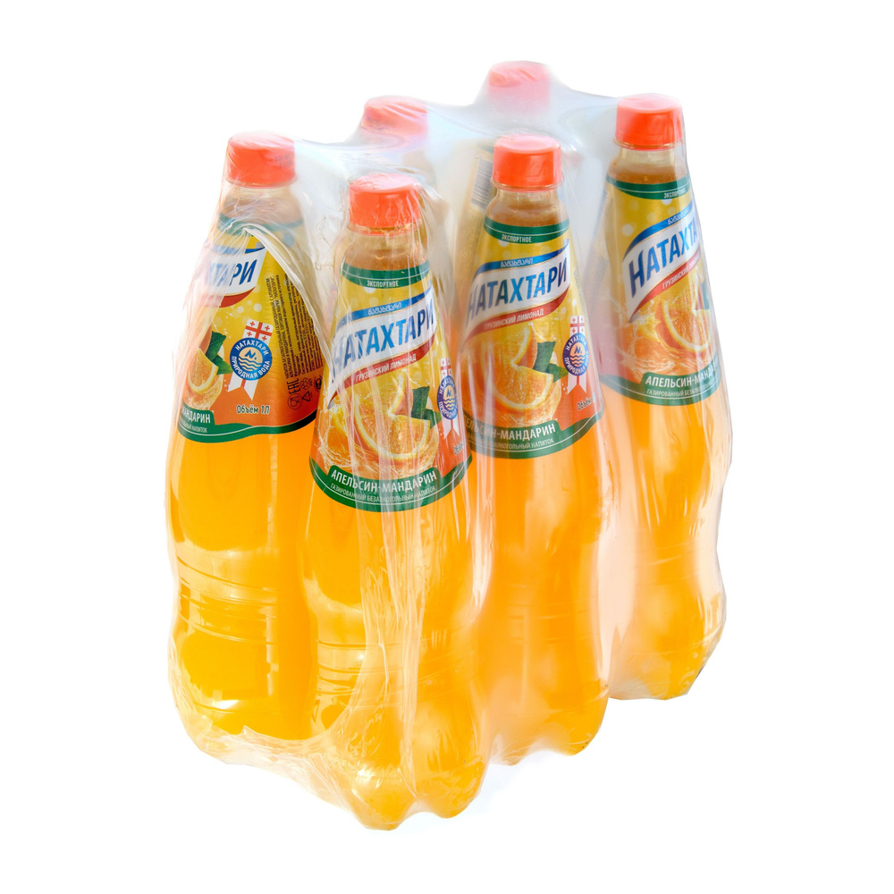 Натахтари лимонад "Апельсин" 1 литр 6 шт. пластик #1