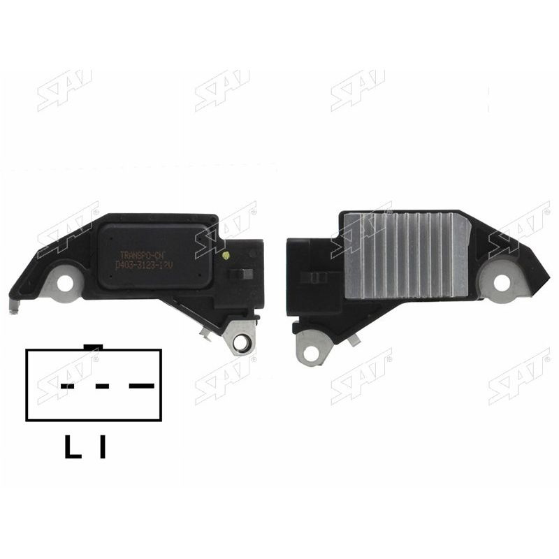 Реле-регулятор напряжения генератора CHEVROLET NUBIRA/DAEWOO LANOS/TACUMA/NEXIA/ESPERO 94-08 T18SED/