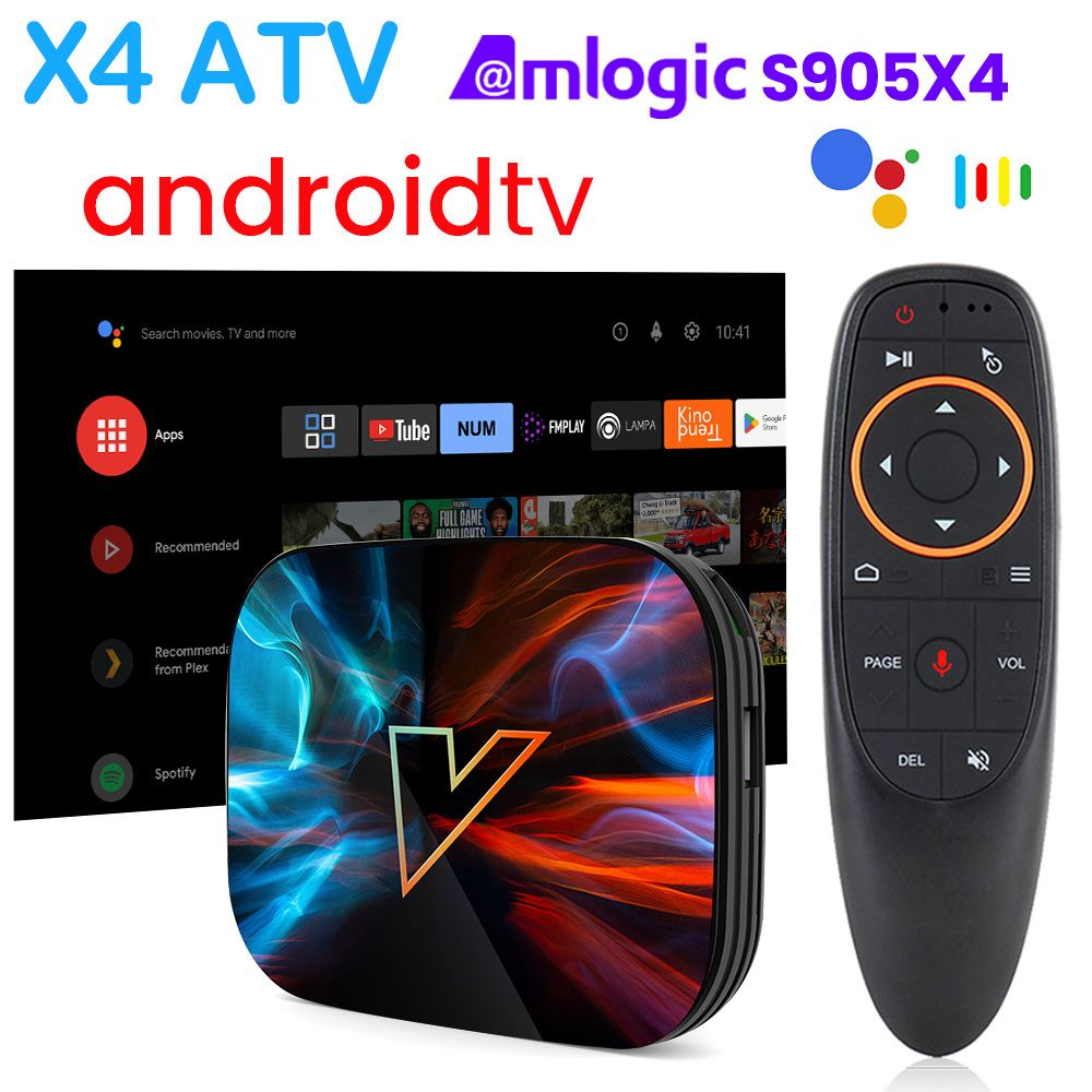 Медиаплеер Vontar X4 ATV, RJ-45 Ethernet, USB, HDMI, DC 5.5 мм, черный,  Android купить по низкой цене с доставкой в интернет-магазине OZON  (1567601710)