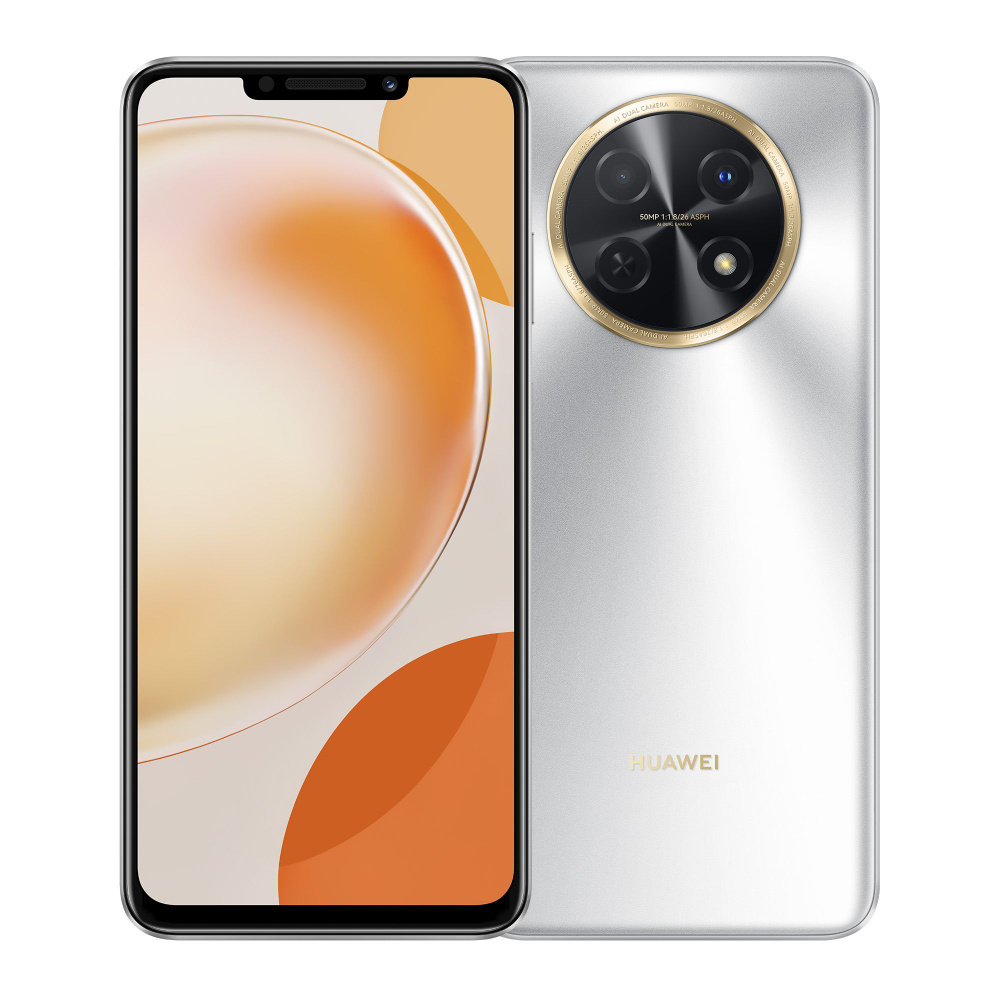 HUAWEI Смартфон nova Y91 8/256 ГБ, серебристый