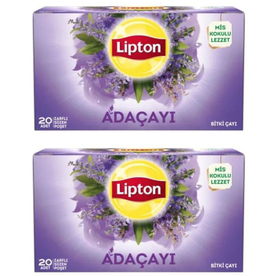 Чай Липтон Шалфей (Турция) 20 пакетиков 2 штуки - купить с доставкой по ...