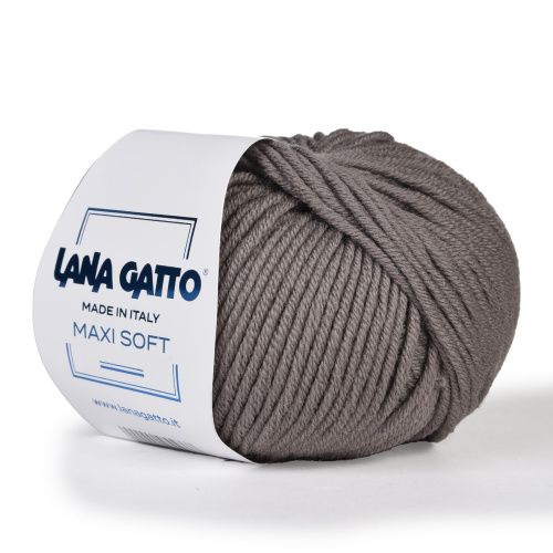 2 Мотка, Lana Gatto MAXI SOFT, 100% Экстратонкая мериносовая шерсть / 50 гр. - 90 м., Цвет-13777  #1