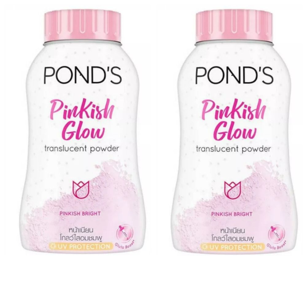 Pond's Рассыпчатая легкая парфюмированная матирующая пудра для лица Pinkish Glow Translucen, 50 г, 2 #1